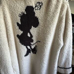 Barefoot Dreams x Disney Minnie Mouse Fluffy Robe Size 2 - MISSING ROBE TIE